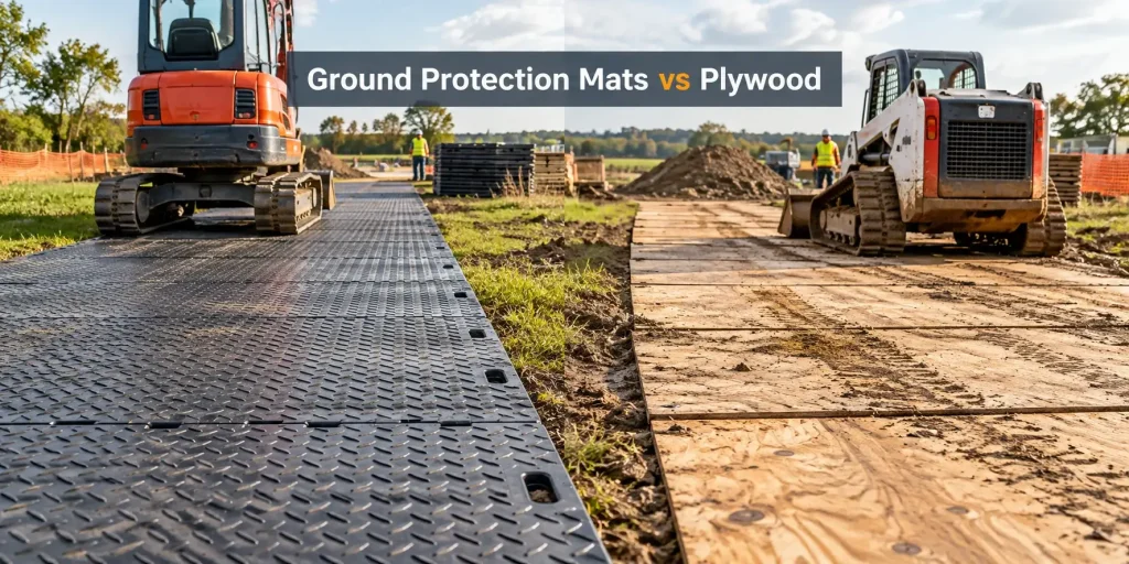 Ground_Protection_Mats_vs_Plywood_at_a_Glance